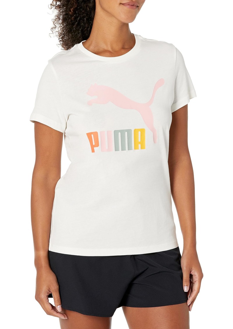 PUMA Women's Classics Logo Tee (Available in Plus Sizes)