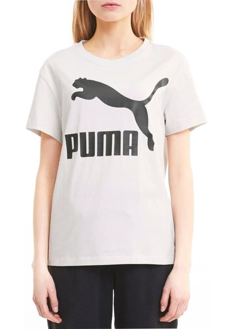 PUMA womens Classics Logo Tee Shirt   US