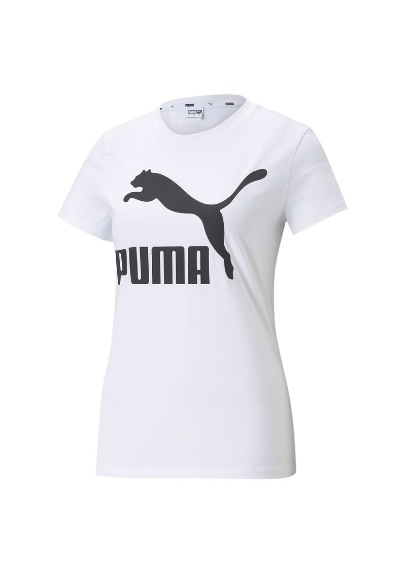 PUMA Women's Classics Logo Tee (Available in Plus Sizes)