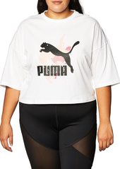 PUMA Women's Classics Loose Fit T-Shirt White S