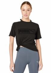 PUMA Women's Classics T7 T-Shirt Black L