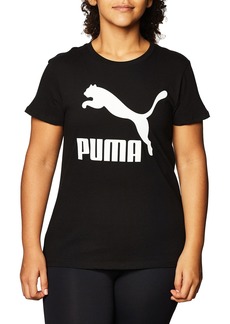 PUMA Women's Plus Size Classics Tee Black
