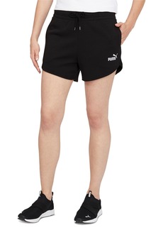 "Puma Women's Essential 3"" Shorts - Puma Black-puma White"