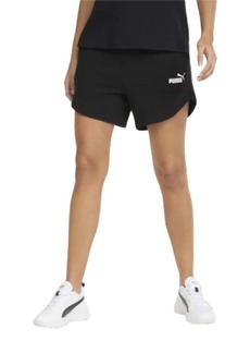 PUMA Women's Essentials 5" High Waist Shorts Black