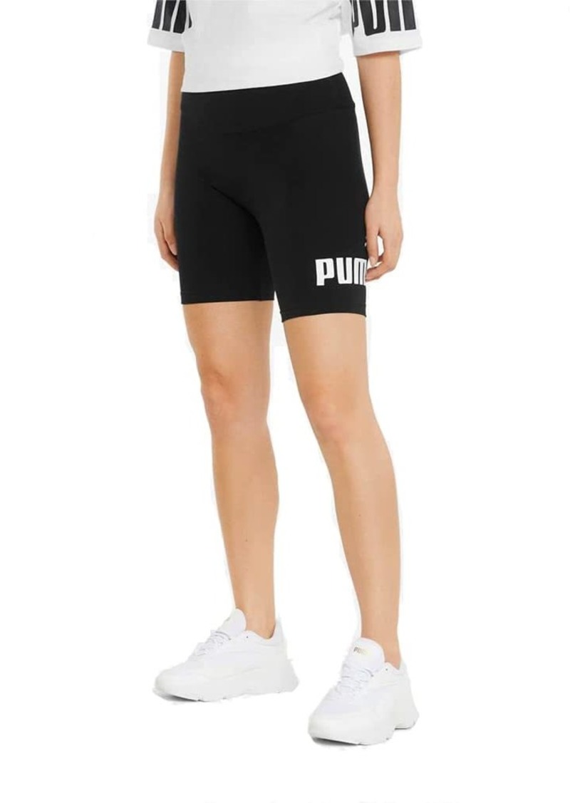 PUMA Women's Essentials 7" Logo Legging Shorts Black