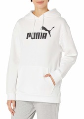 PUMA womens Essentials+ Elongated Fleece Hoodie Hooded Sweatshirt   US
