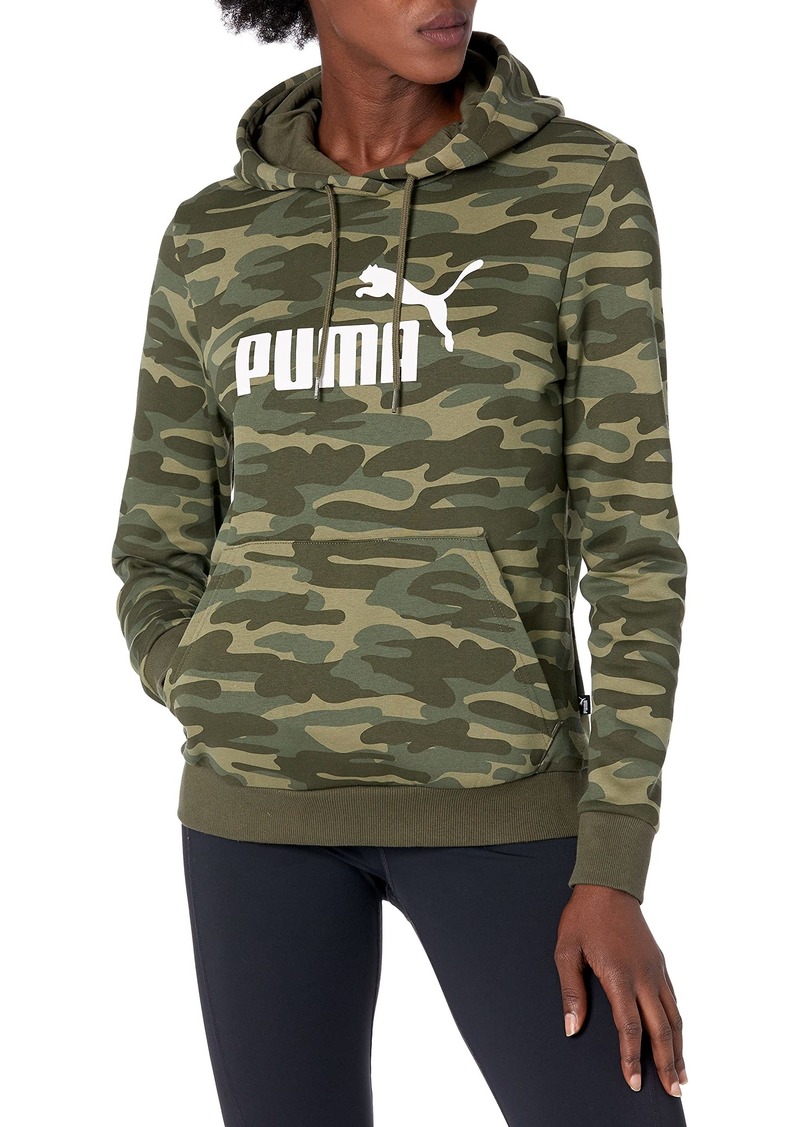 PUMA Women's Essentials+ Logo Camo Hoodie