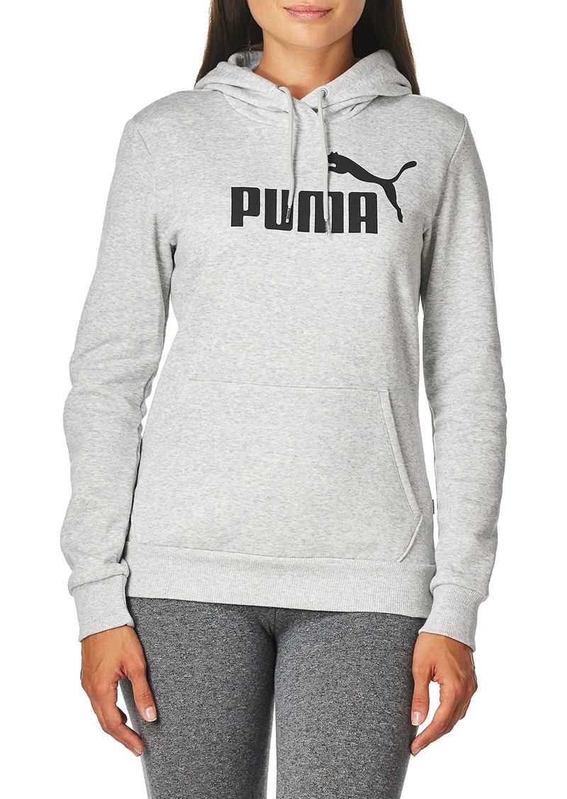 PUMA Womens Essentials Logo Fleece Hoodie (Available In Plus Sizes) Sweatshirt   US