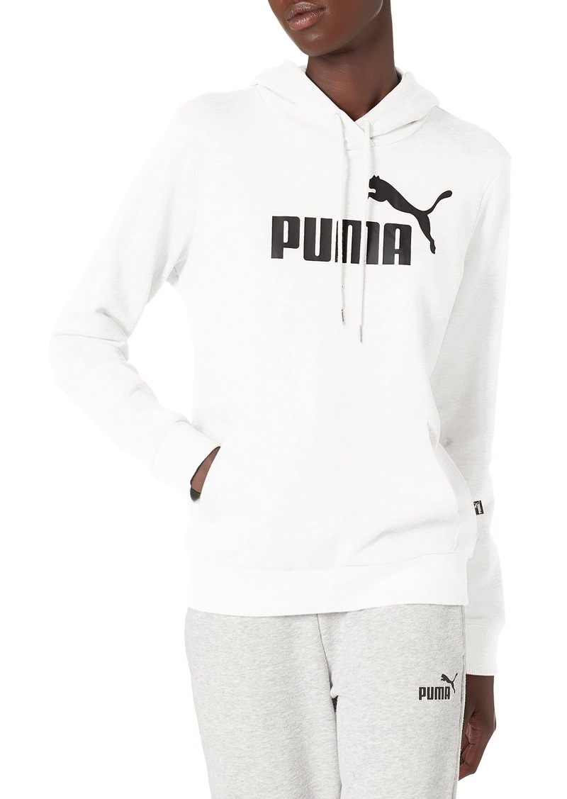 PUMA Women's Essentials Logo Hoodie White