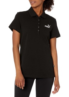 PUMA womens Essentials Polo T Shirt   US