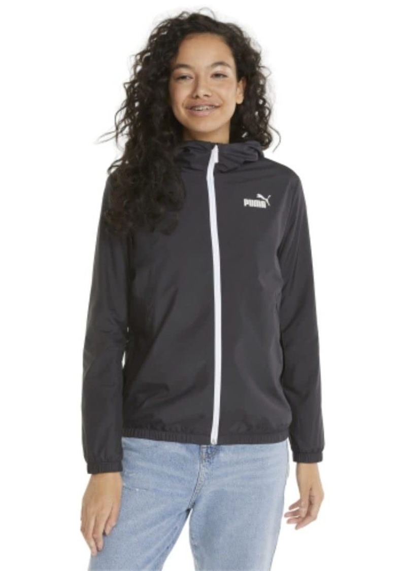 PUMA Women's Essentials Windbreaker Black