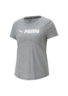 PUMA Women's Fit Tee  Gray Heather