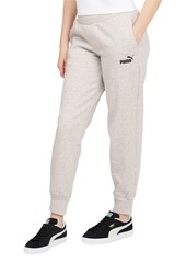 Puma Women's Fleece Sweatpants - Cotton Black-puma White