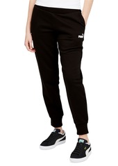 Puma Women's Fleece Sweatpants - Cotton Black-puma White