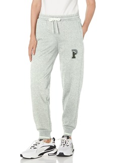 PUMA Women's Graphic Sweatpants Light Gray Heather-AH23 Squad