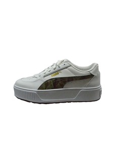 PUMA Women's Karmen Rebelle Sneaker White White Gold