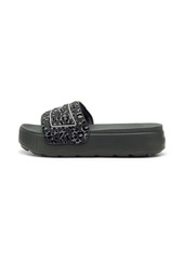 PUMA Women's Karmen Slide Sandal Mineral Gray-Stormy Slate Black