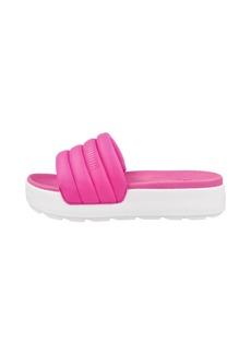 PUMA Women's Karmen Slide Sandal Poison Pink White