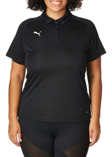 PUMA Women's Liga Sideline Polo Black-White