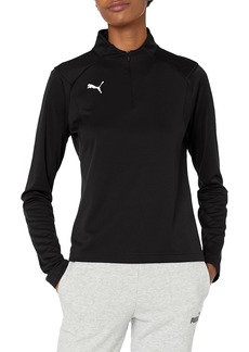 PUMA womens 1/4 Liga Training 1 4 Zip Top   US