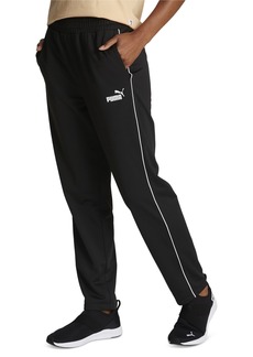 Puma Women's Piped Open-Leg Drawstring Track Pants - Black