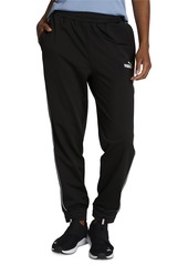 Puma Women's Piping Jogger Track Pants - Puma Black-garnet Rose