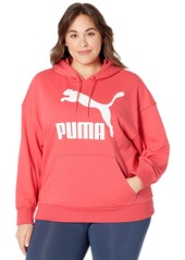 PUMA Women's Plus Size Classics Logo Hoodie