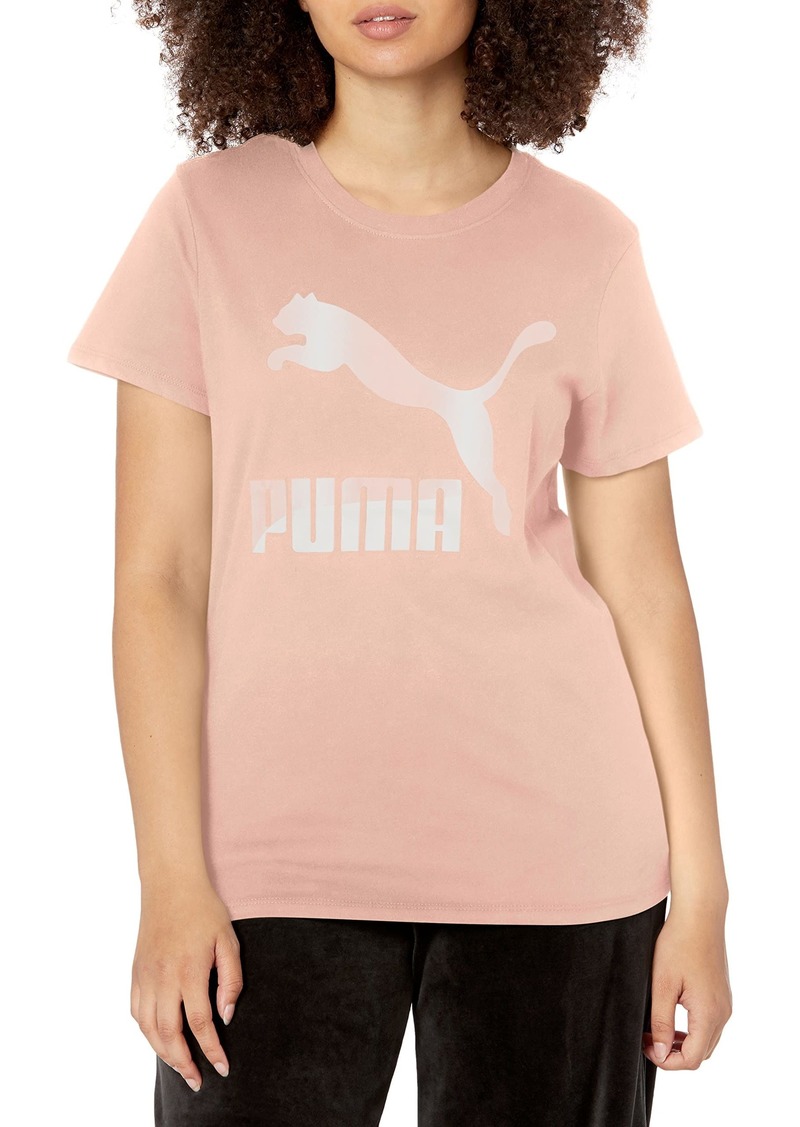 PUMA Women's Plus Size Classics Tee Lotus-Pearl