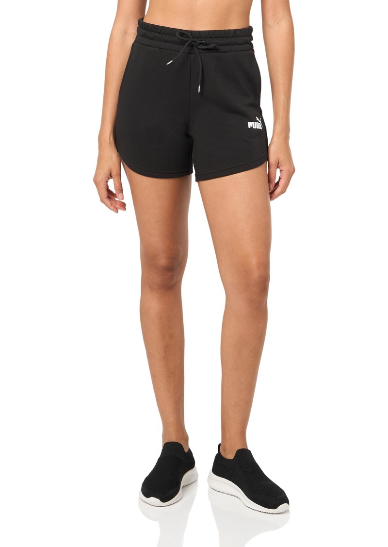 PUMA Women's ESS 5" High Waisted Shorts Black