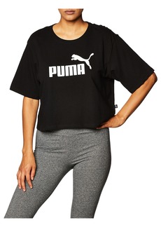PUMA Women's Plus Size Essentials+ Cropped Tee