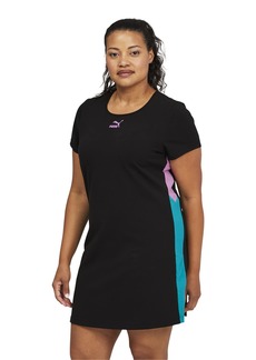 PUMA Women's Plus Size Lava Color Block Dress