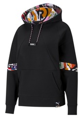Puma Women's Printed Active Hooded Sweatshirt