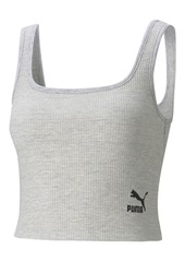Puma Women's Ribbed Cropped Tank Top