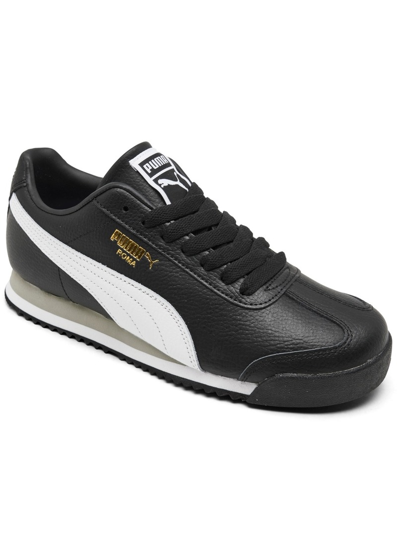 Puma Women's Roma Casual Sneakers from Finish Line - Black