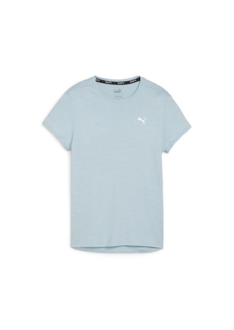 PUMA Womens Run Favorite Heathered Tee Shirt   US