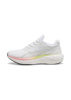 PUMA Womens Scend Pro Running Shoe PUMA Womens White-Lime Pow