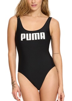 PUMA Women's Scoop Back One Piece Swimsuit  S