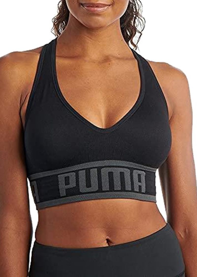 PUMA Women's Seamless Sports Bra Black