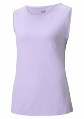 PUMA Women's Standard Mattr Tech Tank Light Lavender-Bright White Extra Small