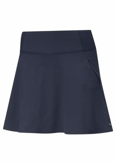PUMA Women's Standard Pwrshape Solid Woven Skirt 16"
