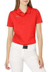 PUMA Women's Teamliga Sideline Polo Red White