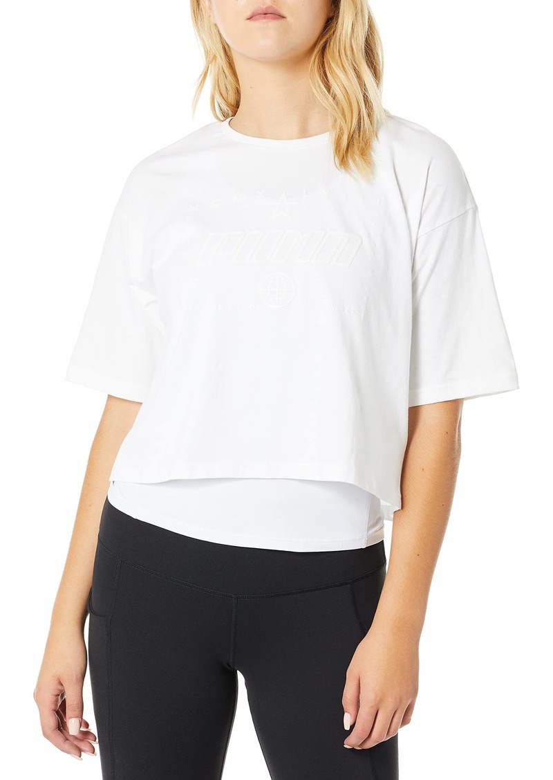 PUMA Women's Trail Blazer T-Shirt White M