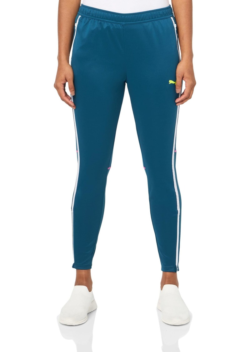 PUMA Women's Training Pants Ocean Tropic-Electric Lime