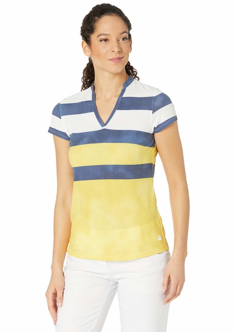 pumagolf 2020 Women's Dye Stripe Polo