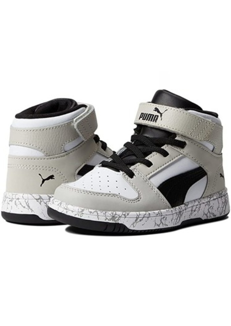 Puma Rebound Mid Layup Marble (Little Kid)