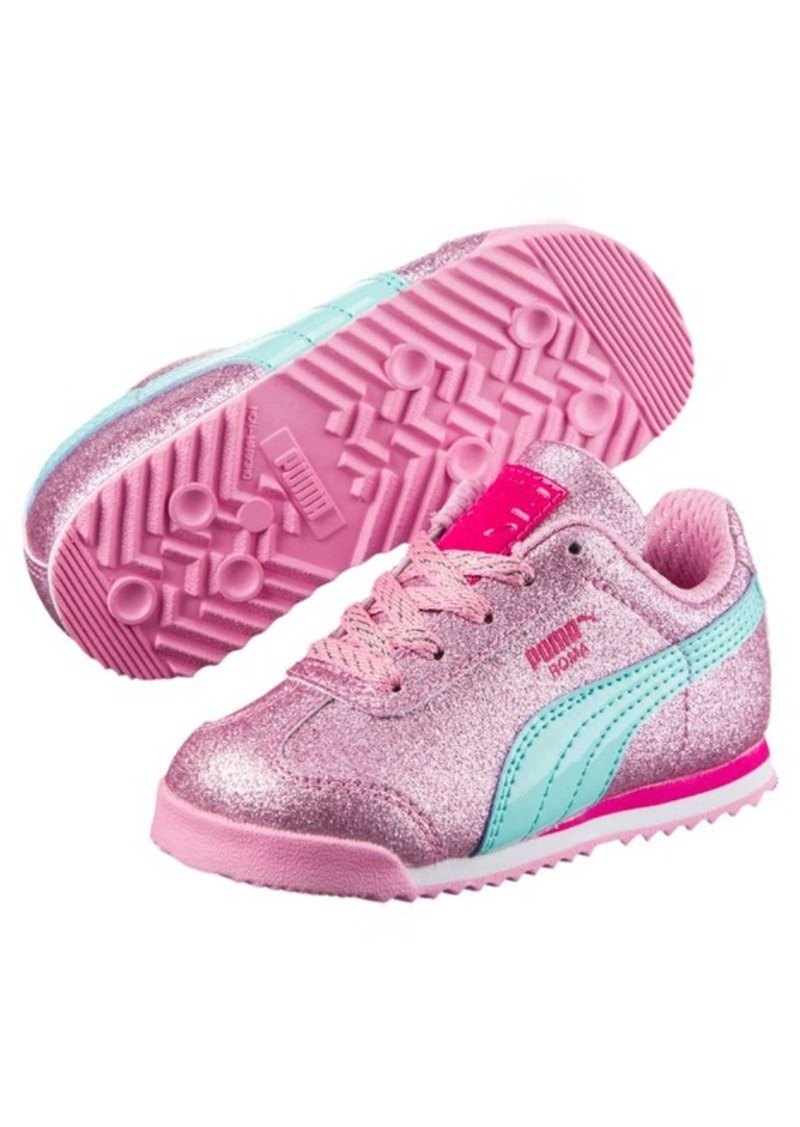 pink glitter puma trainers