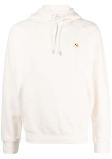 Puma slogan-print drawstring hoodie