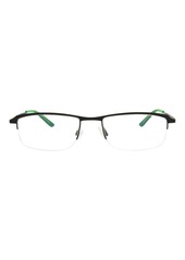 Puma Square-Frame Stainless Steel Optical Frames