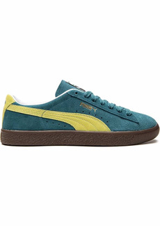 Puma Suede VTG "Blue Coral/Yellow Alert" sneakers