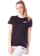 Puma Womens/Ladies Ess Logo T-Shirt - Black - XL - Also in: XS